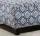 Furniture of America® Waldport Navy Ottoman-3