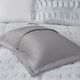 Olliix by Madison Park Gia Grey Full/Queen Back Print Long Fur Comforter Mini Set-2