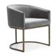 VIG Furniture Modrest Elisa Brass/Gray Dining Chair-0