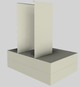 Vent-A-Hood® 30" Biscuit Contemporary Wall Mounted Range Hood-5