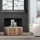 Crestview Collection Santorini Brown Cocktail Table-1