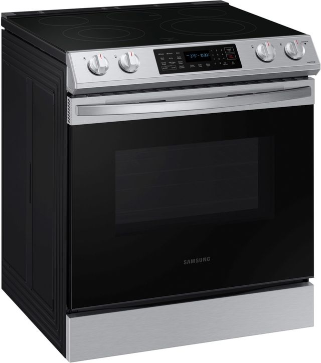 Samsung 30" Fingerprint Resistant Stainless Steel Slide In Electric Range-2