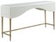 Fairfield® East Camden Pearl 36" Console Table with Antique Brass Base-0