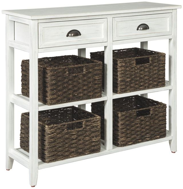 Signature Design by Ashley® Oslember White Console Sofa Table-0
