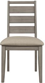 Mazin Furniture Bainbridge Gray Side Dining Chair-1