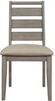 Mazin Furniture Bainbridge Gray Side Dining Chair-1