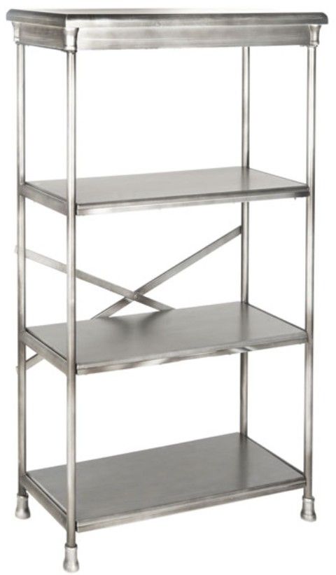 Safavieh Jacinda Dark Silver Tall Etagere-0