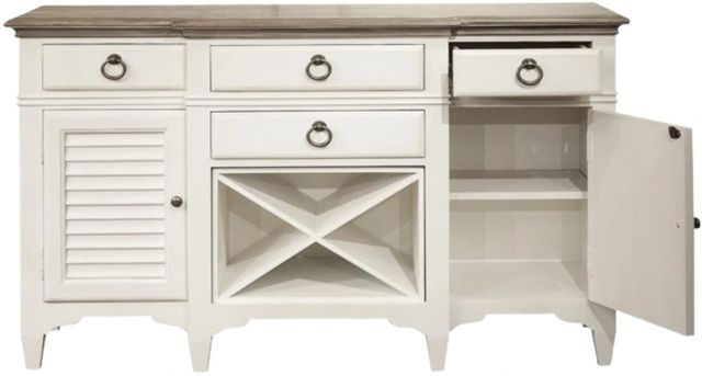 Riverside Furniture Myra Natural/Paperwhite Server-3