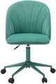 Linon Abigail Aqua Desk Chair-3