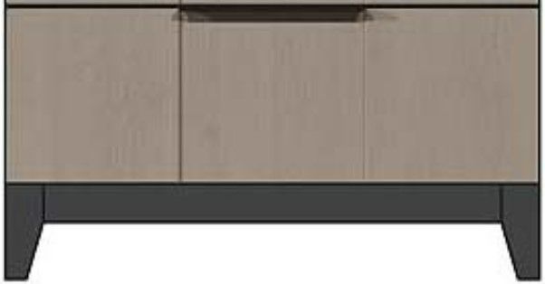 Country View Woodworking Customizable American Modern 28" 2-Drawer Wood Legs Nightstand-1