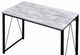 ACME Furniture Zaidin Antique White Writing Desk with Black Base-2