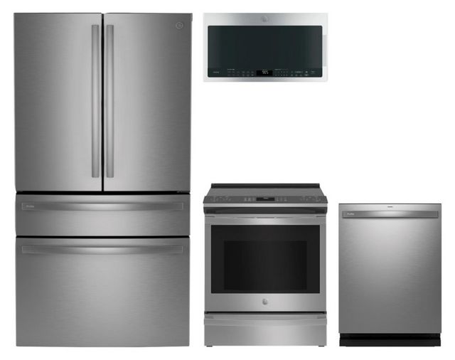 GE Profile™ 4 Piece Stainless Steel Kitchen Package | Gerhard's ...