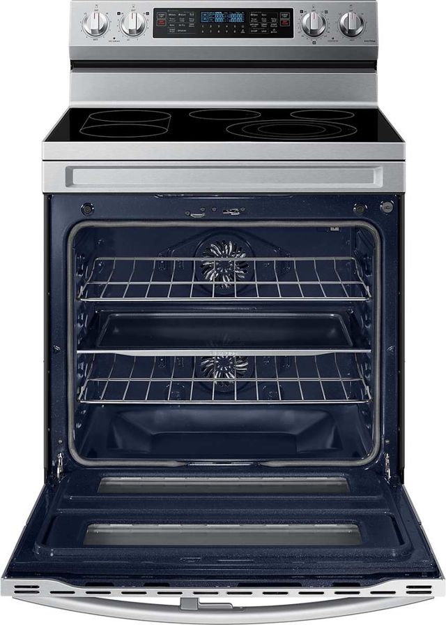 Samsung 30" Fingerprint Resistant Stainless Steel Freestanding Electric Range-2