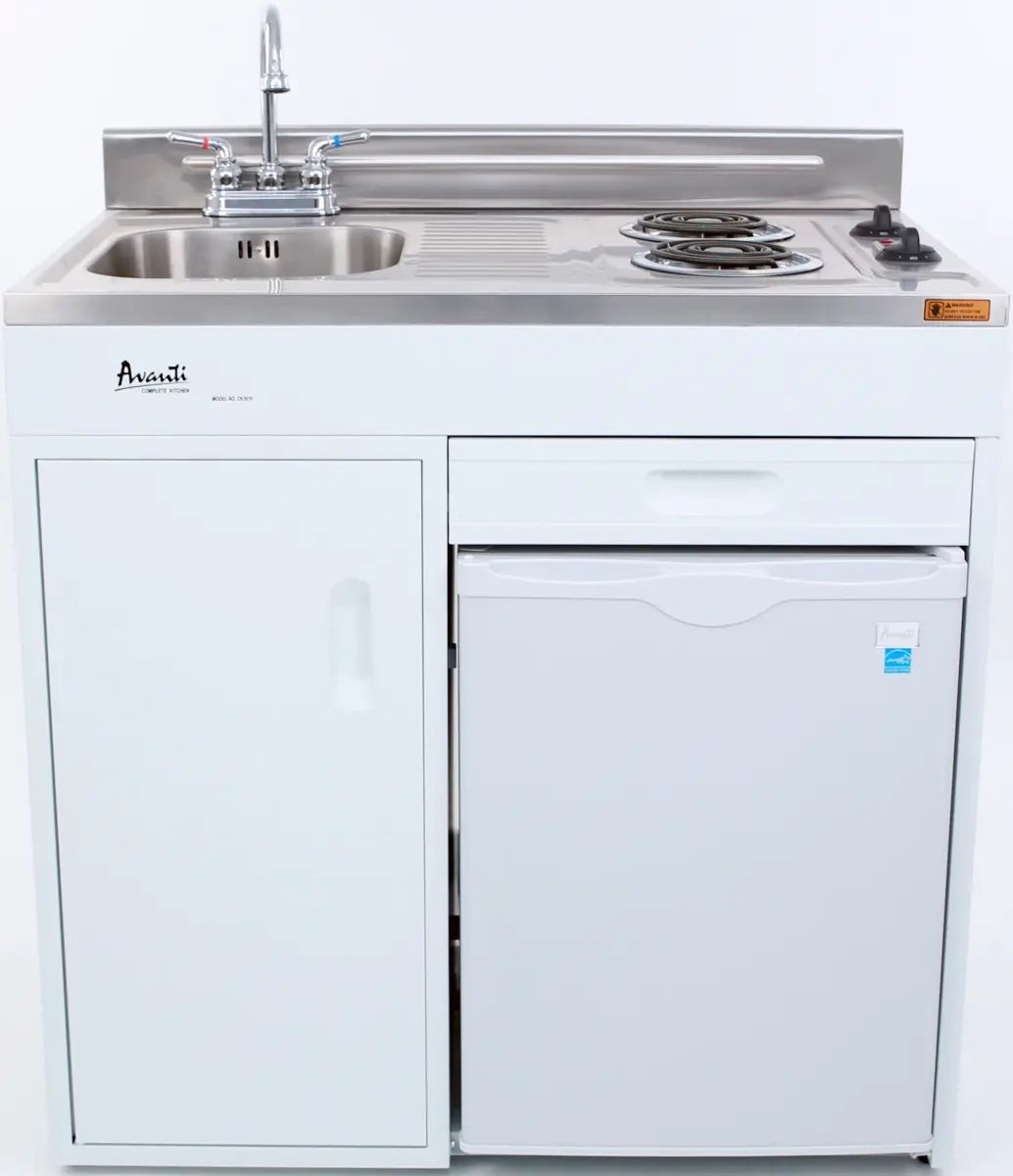 Avanti® 36" White Kitchenette