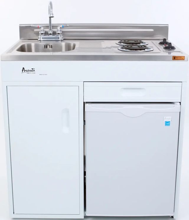 Avanti® 36" White Kitchenette-0