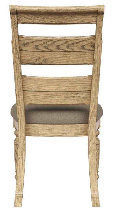 Bernards Bellamy Lane Brown/Caramel Dining Side Chair-4
