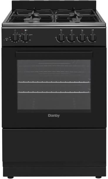 Danby 24" Black Freestanding Gas Range-0