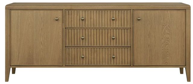 Flexsteel® Reed Driftwood Oak Entertainment Console-3