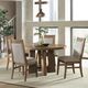 Intercon Landmark Weathered Oak Upholstered Side Chair-1