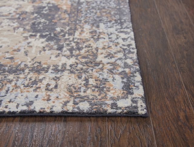 Rizzy Home Gossamer Gray 2'6" x 10' Runner Rug-1