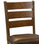 A-America® Mason Macciato Upholstered Ladderback Bar Stool-1
