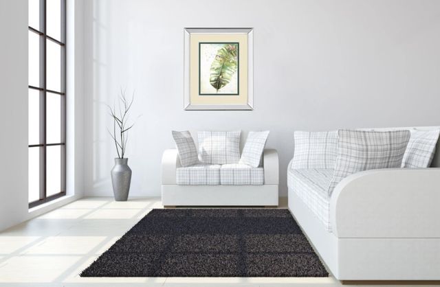 Classy Living Patricia Pinto Watercolor Plantain Leaves Il Wall Art-1