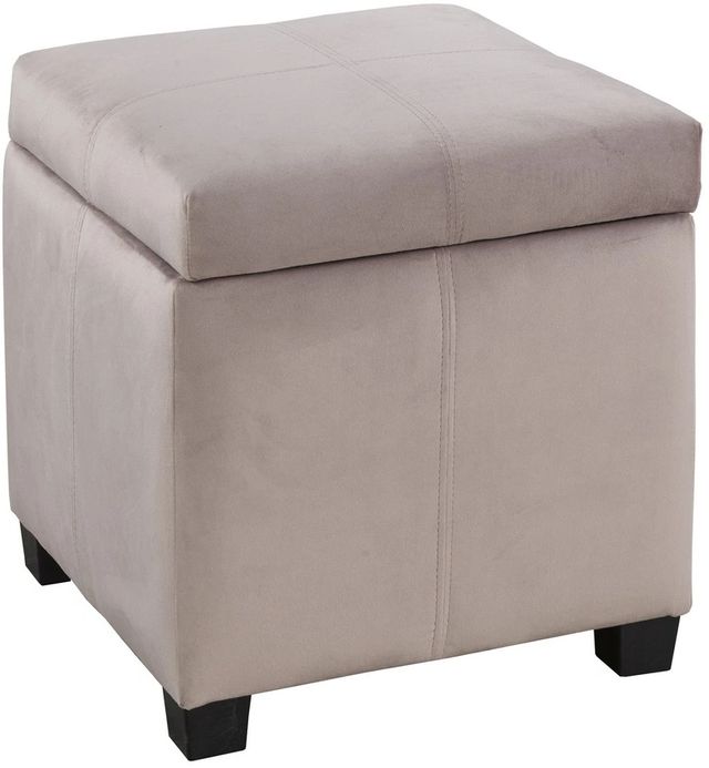 Brassex Inc. Salmon Storage Ottoman-0