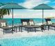 Homecrest™ Outdoor Living Customizable Allure Aluminum/Fabric Outdoor Sling Armless Stackable Adjustable Chaise-1