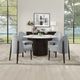 ACME Furniture Clayten 2-Piece Espresso/Gray Side Chair Set-1