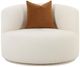 TOV Furniture Fickle Cream Swivel Chair-3