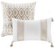 Olliix by Harbor House Taupe King Anslee 3 Piece Cotton Yarn Dyed Comforter Set-1