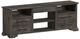 Elements International Park Ridge Charcoal 82'' TV Console without Fireplace Insert-0