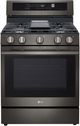 LG 30" Black Stainless Freestanding Gas Range with Probake Convection®, Air Fry, and EasyClean®-0