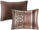 Olliix by Madison Park 7 Piece Red Queen Princeton Jacquard Comforter Set-1