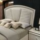 Furniture of America® Maddie Pearl White Eastern King Bed-1