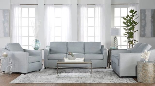 Hughes Furniture® 13410 Joffrey Dove Queen Sleeper Sofa-1