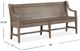 Magnussen Home® Paxton Place Dovetail Gray Bench-2