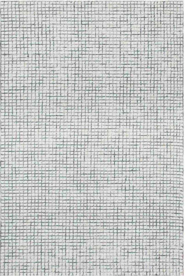 LR Home Criss Cross Silver/Ivory 8'x10' Area Rug-0