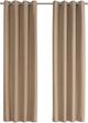 Monarch Specialties Inc. 2-Piece Brown 52" x 84" Solid Blackout Curtain Panel Set-0