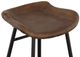 Fairfield® Nico Brown/Matte Black Counter Stool-4