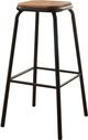 ACME Furniture Scarus 2-Piece Black/Natural Bar Stool Set-2