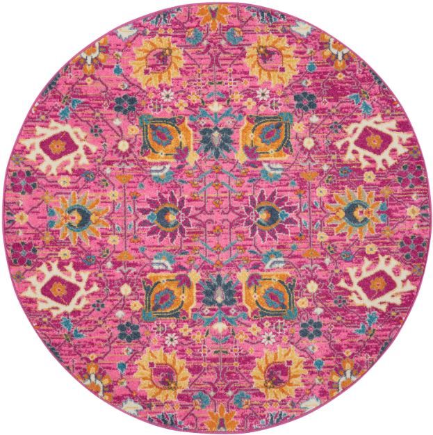 Nourison Home™ Passion 5' Round Style 2 Area Rug-0