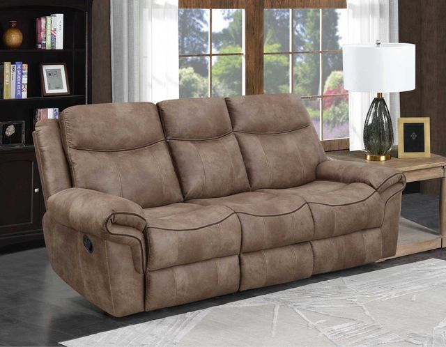 Steve Silver Co. Nashville Cocoa Manual Reclining Sofa-2