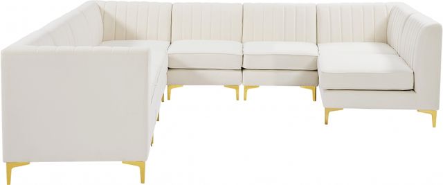 Meridian Furniture Alina 8-Piece Cream Modular Sectional-2