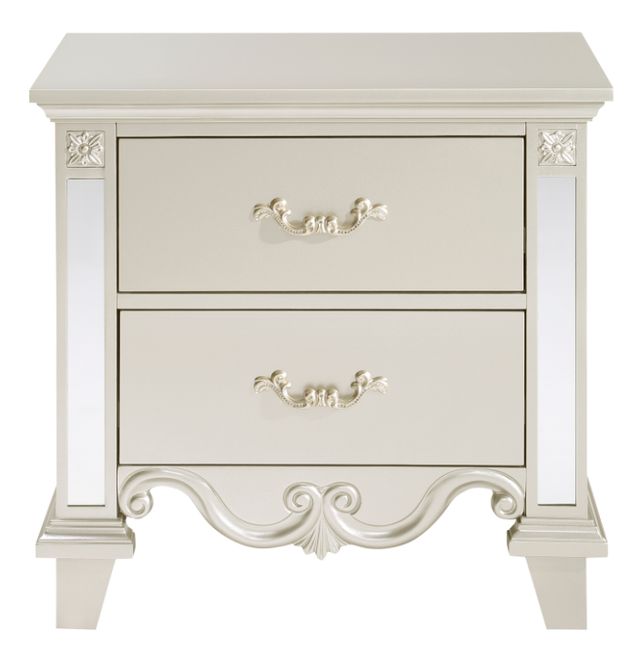 Mazin Furniture Ever Champagne Nightstand-1