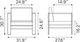 Zuo® Modern Cosmopolitan Gray/Silver Aluminum/Olefin Outdoor Armchair-5