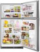 Whirlpool® 33" 21.3 Cu. Ft. Monochromatic Stainless Steel Top Freezer Refrigerator-3