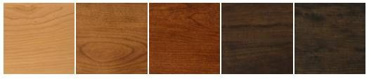 Country View Woodworking Customizable Glenwood Live Edge Sap Cherry Top 48" Dining Table with Brown Maple Base-3