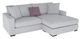 Dynasty Furniture Domino Sofa with Floating Ottoman-0