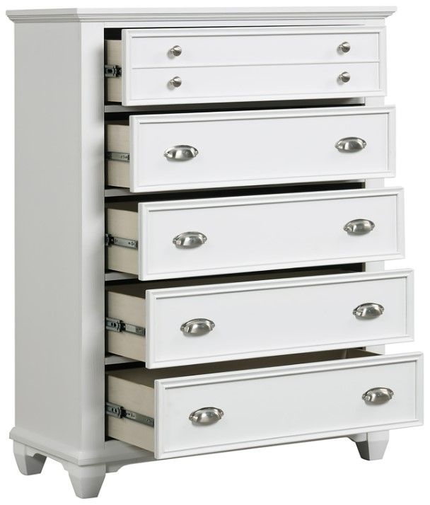 New Classic® Home Furnishings Jamestown White Chest-3